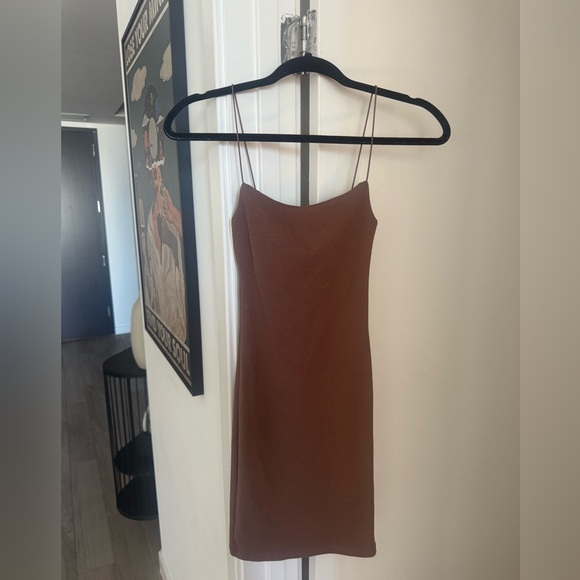 Zara Dresses & Skirts - Zara Brown Mini Slip Dress